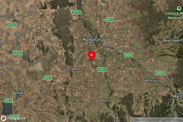 Laceby,Victoria Satellite Map