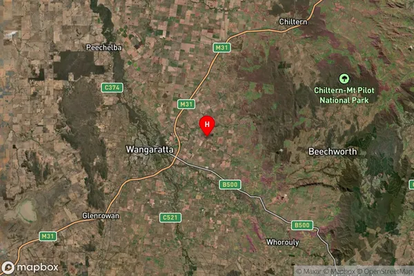 Londrigan,Victoria Satellite Map