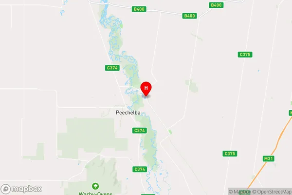 Peechelba East,Victoria Area Map