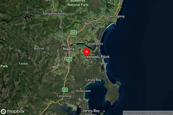 Pyree,New South Wales Satellite Map