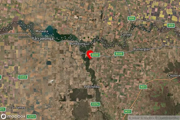 Boorhaman North,Victoria Satellite Map