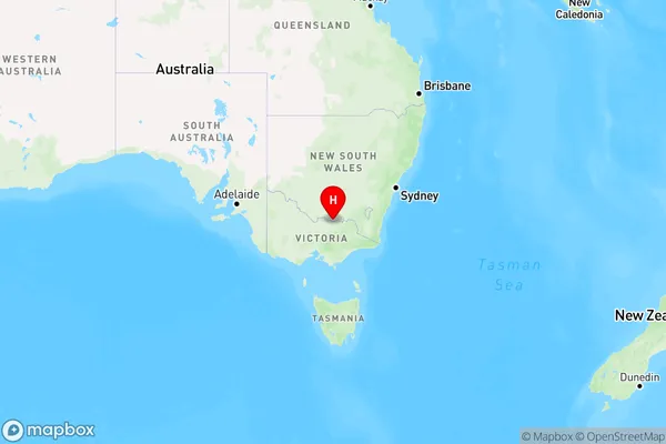 Boorhaman North,Victoria Region Map