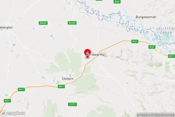 Barnawartha,Victoria Area Map