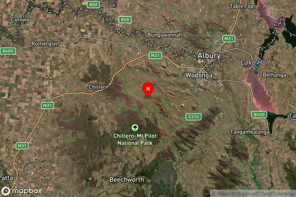 Indigo Valley,Victoria Satellite Map