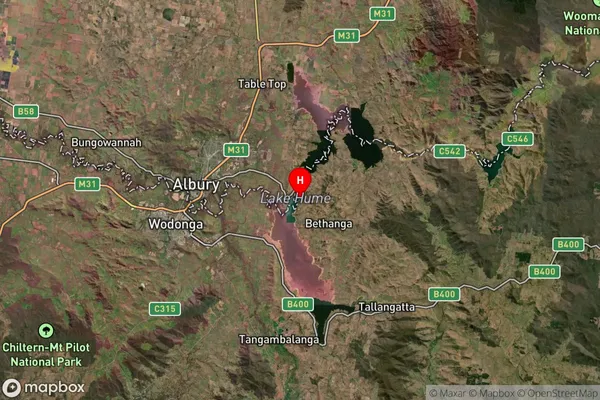 Bellbridge,Victoria Satellite Map