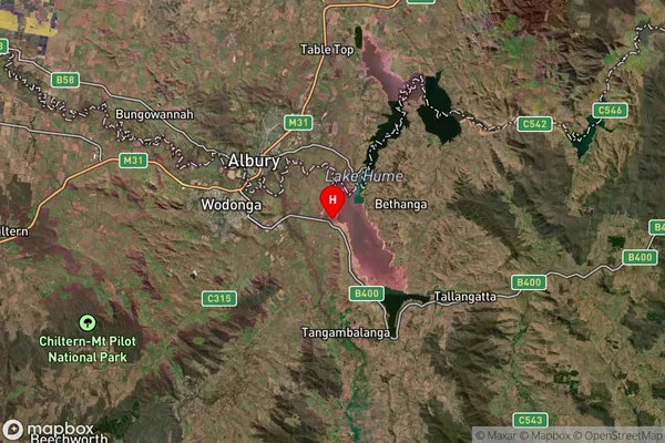 Ebden,Victoria Satellite Map