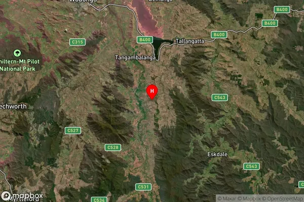 Gundowring,Victoria Satellite Map