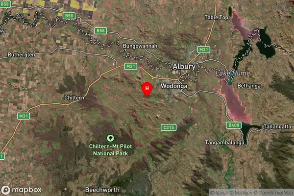 Huon Creek,Victoria Satellite Map