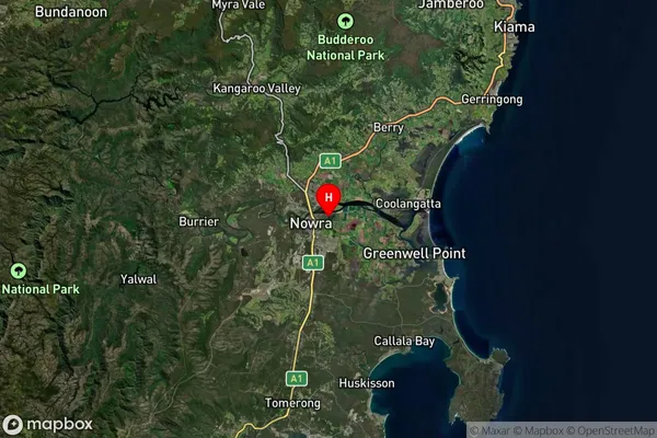 Terara,New South Wales Satellite Map