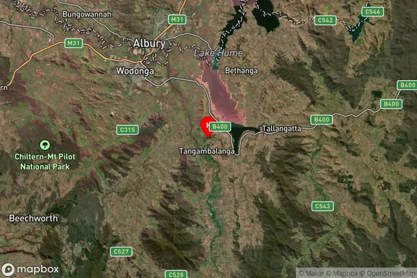 Tangambalanga,Victoria Satellite Map