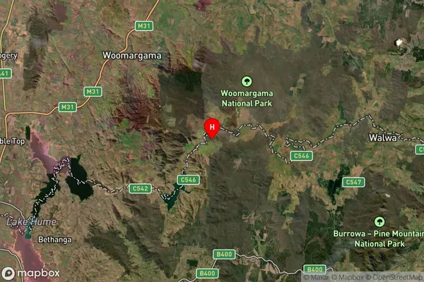 Thologolong,Victoria Satellite Map