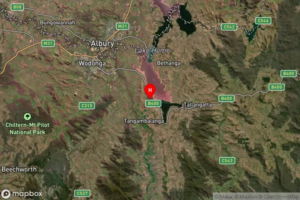 Huon,Victoria Satellite Map