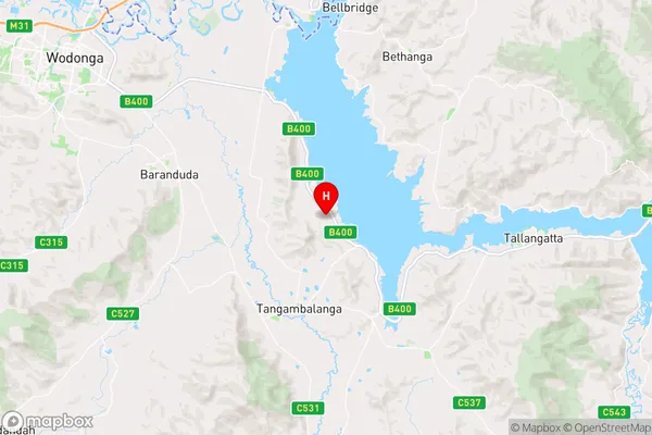 Huon,Victoria Area Map