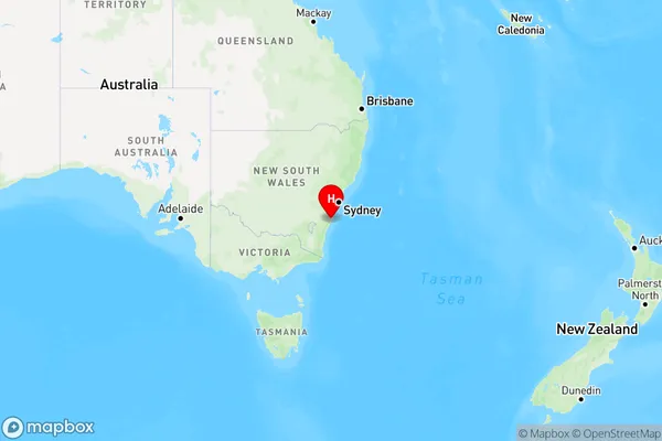 Tomerong,New South Wales Region Map