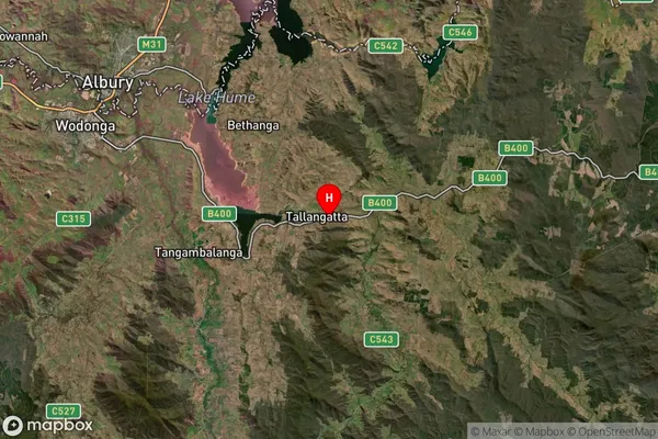 Tallangatta,Victoria Satellite Map