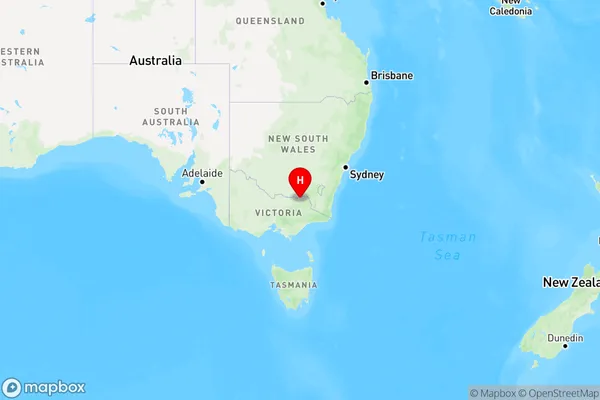 Tallangatta,Victoria Region Map