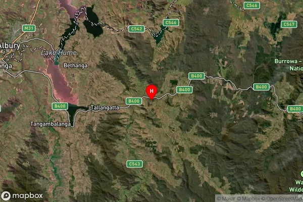 Tallangatta East,Victoria Satellite Map