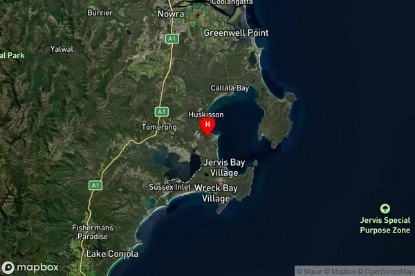 Vincentia,New South Wales Satellite Map