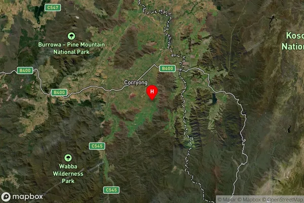 Thowgla Valley,Victoria Satellite Map