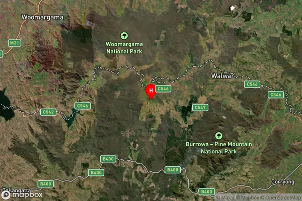 Burrowye,Victoria Satellite Map