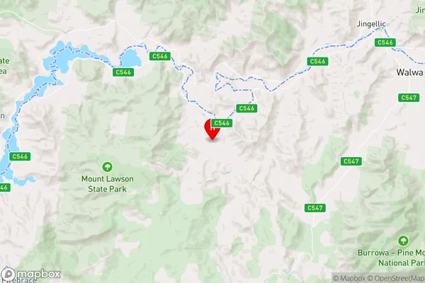 Burrowye,Victoria Area Map