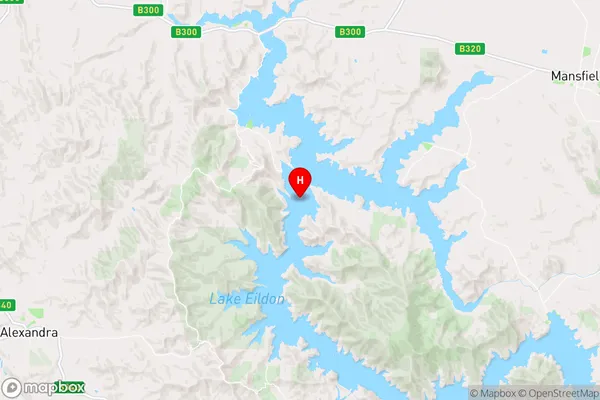 Lake Eildon,Victoria Area Map