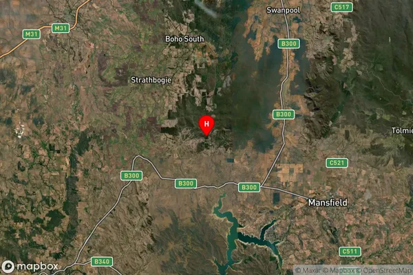 Ancona,Victoria Satellite Map