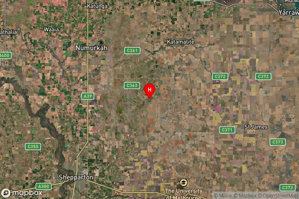 Katandra,Victoria Satellite Map