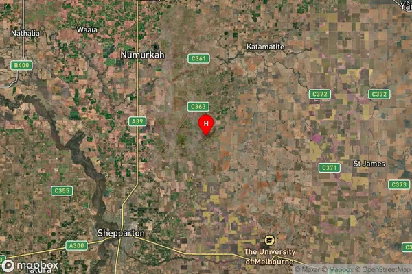 Katandra West,Victoria Satellite Map