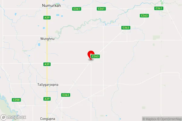 Marungi,Victoria Area Map