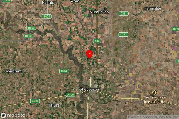 Zeerust,Victoria Satellite Map