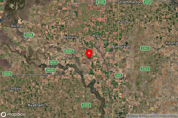 Kaarimba,Victoria Satellite Map