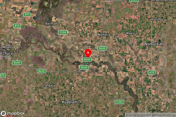 Kotupna,Victoria Satellite Map