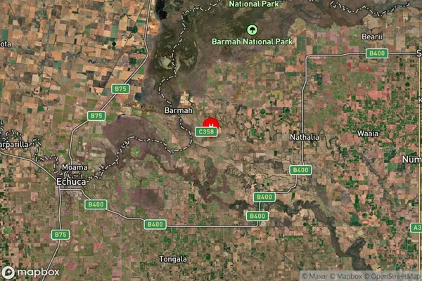 Lower Moira,Victoria Satellite Map