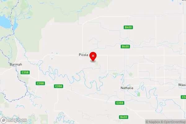 Picola,Victoria Area Map