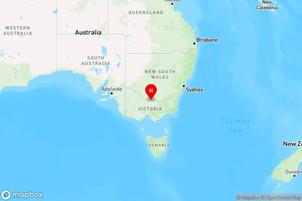 Strathmerton,Victoria Region Map