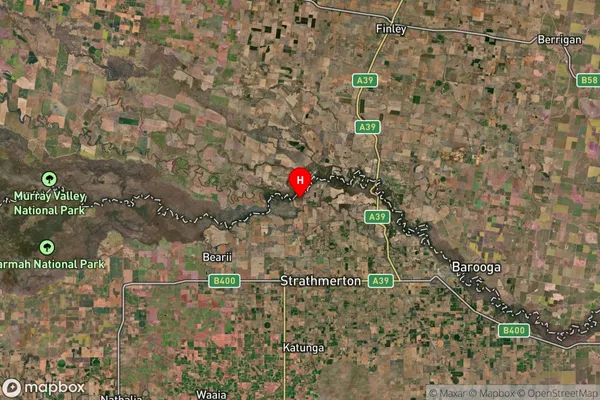 Ulupna,Victoria Satellite Map