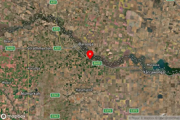 Cobram East,Victoria Satellite Map