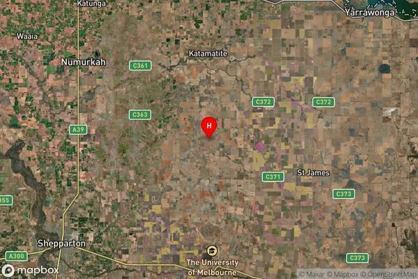 Yabba North,Victoria Satellite Map