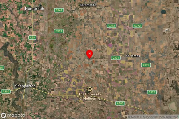 Yabba South,Victoria Satellite Map