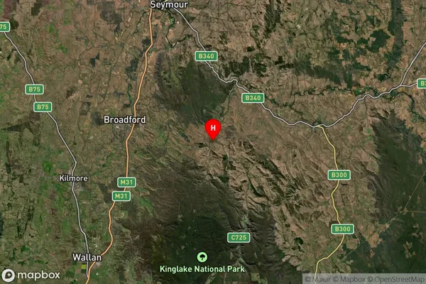 Strath Creek,Victoria Satellite Map