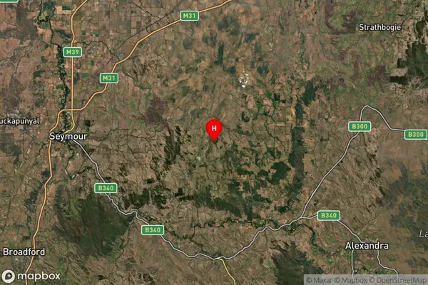 Dropmore,Victoria Satellite Map