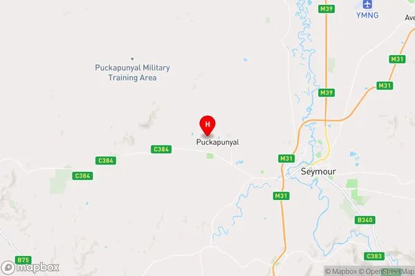 Puckapunyal Milpo,Victoria Area Map