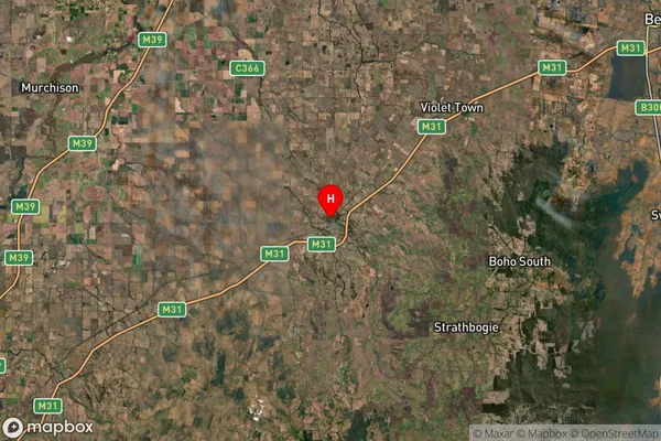 Euroa,Victoria Satellite Map