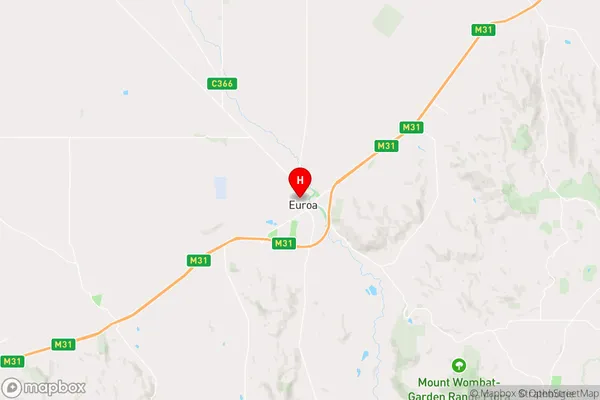 Euroa,Victoria Area Map