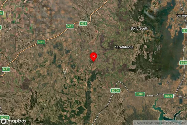 Gooram,Victoria Satellite Map