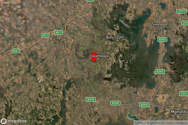 Strathbogie,Victoria Satellite Map