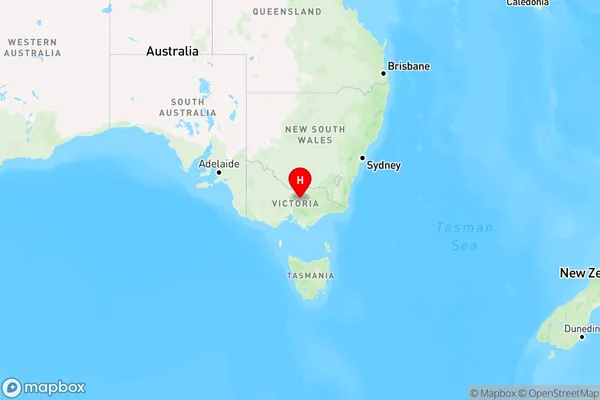 Strathbogie,Victoria Region Map