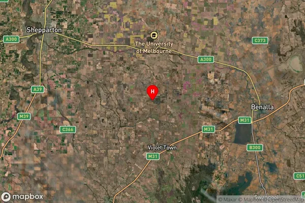 Earlston,Victoria Satellite Map