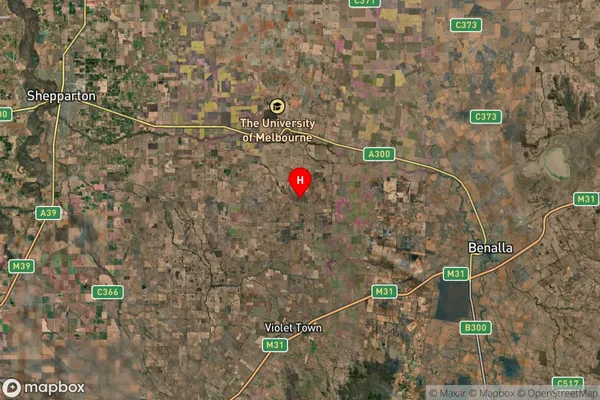 Gowangardie,Victoria Satellite Map